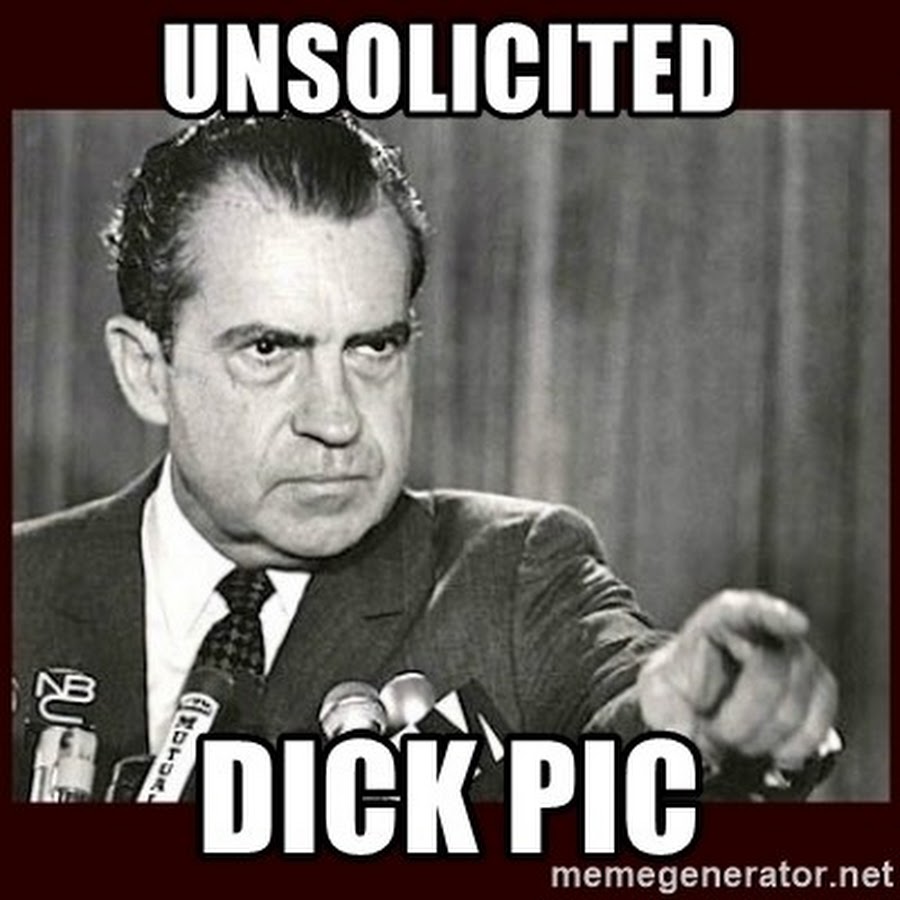 Meme reaponses to unsolicited dick pics