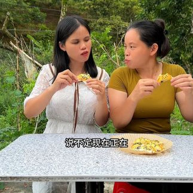 Three sisters Eating Challgen