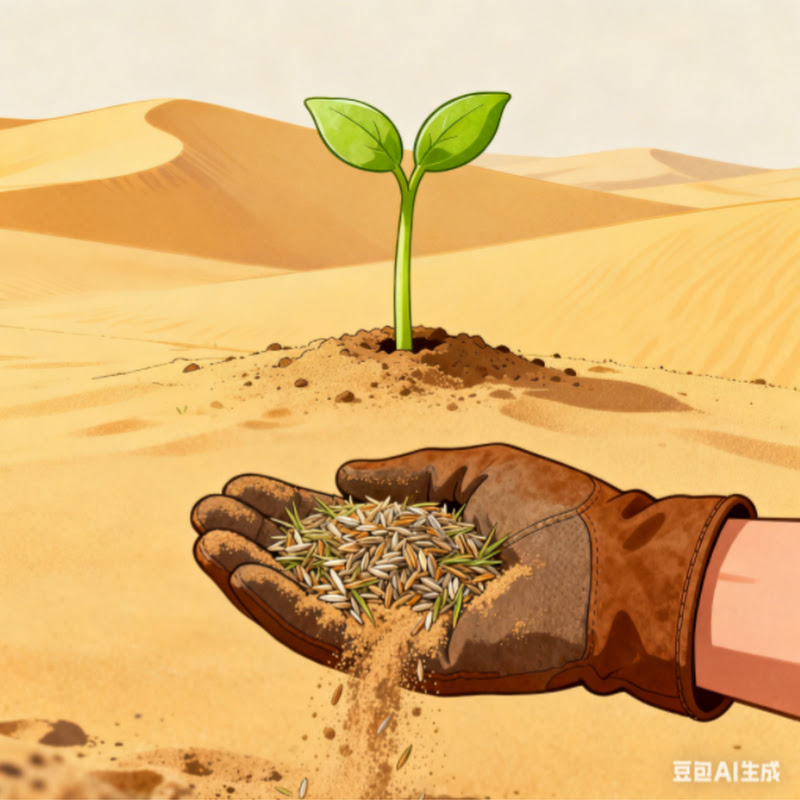 沙漠綠色志 Logo