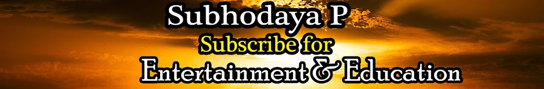 Subhodaya Avatar del canal de YouTube