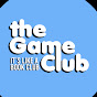The Game Club it's like a book club logo