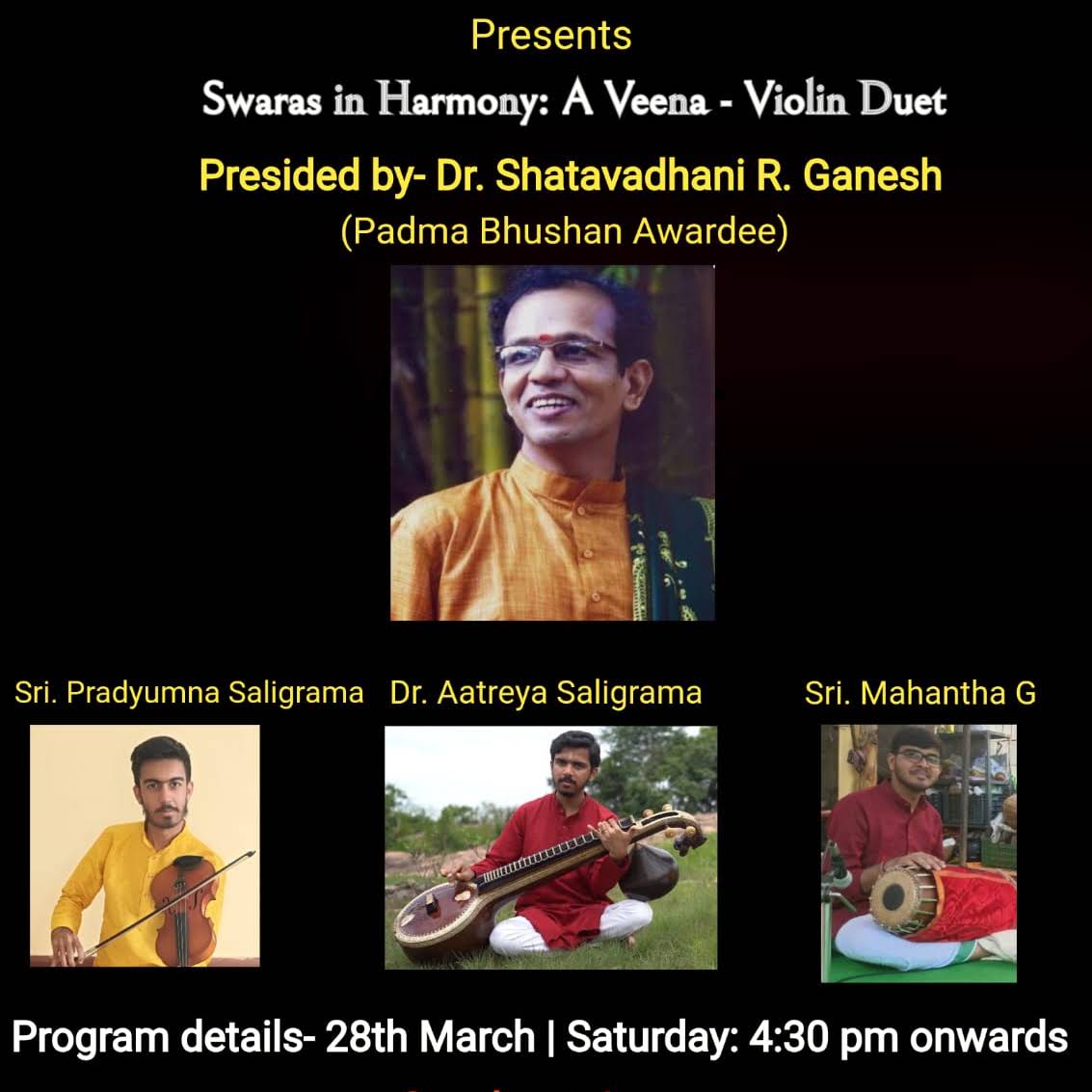 Post from Prof. S K Ramachandra Rao