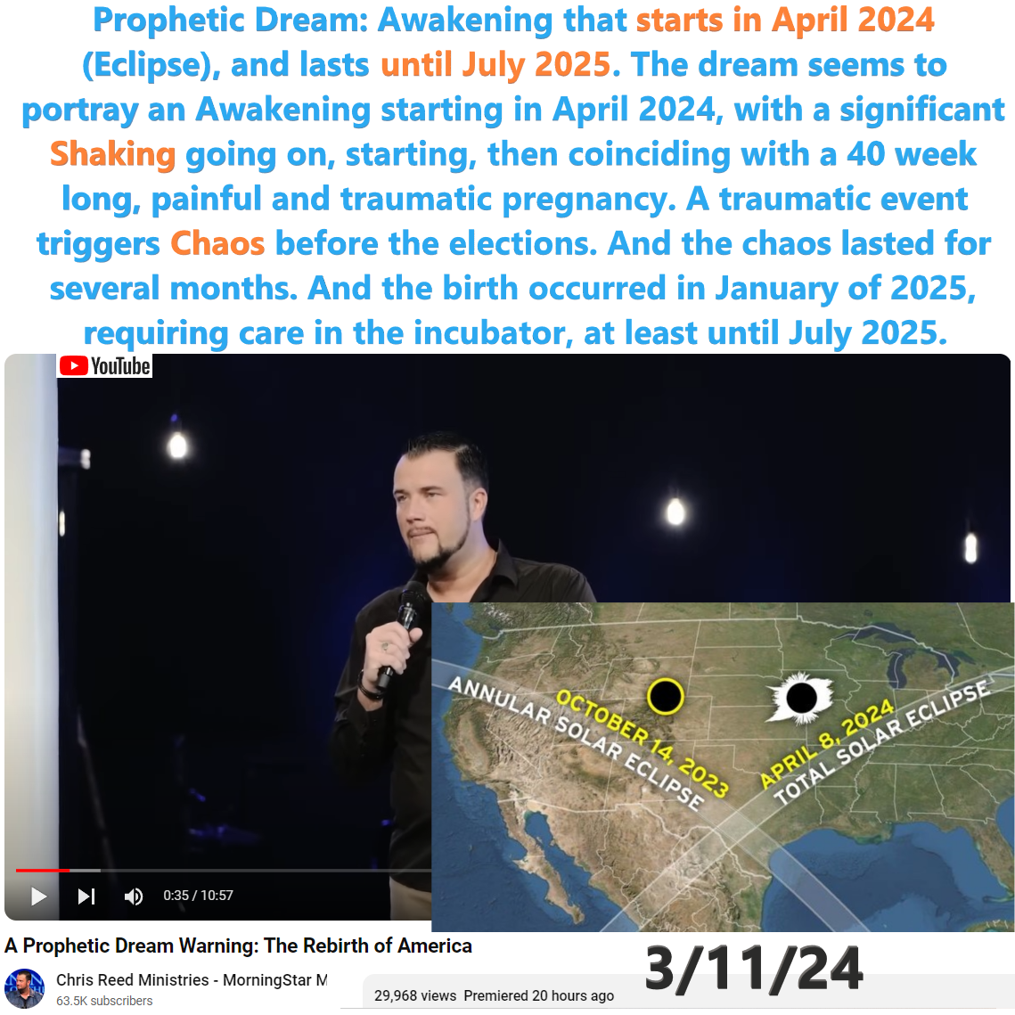 Post from Prophetic Money