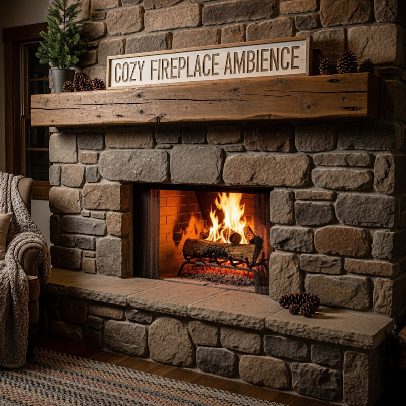 Cozy Fireplace Ambience