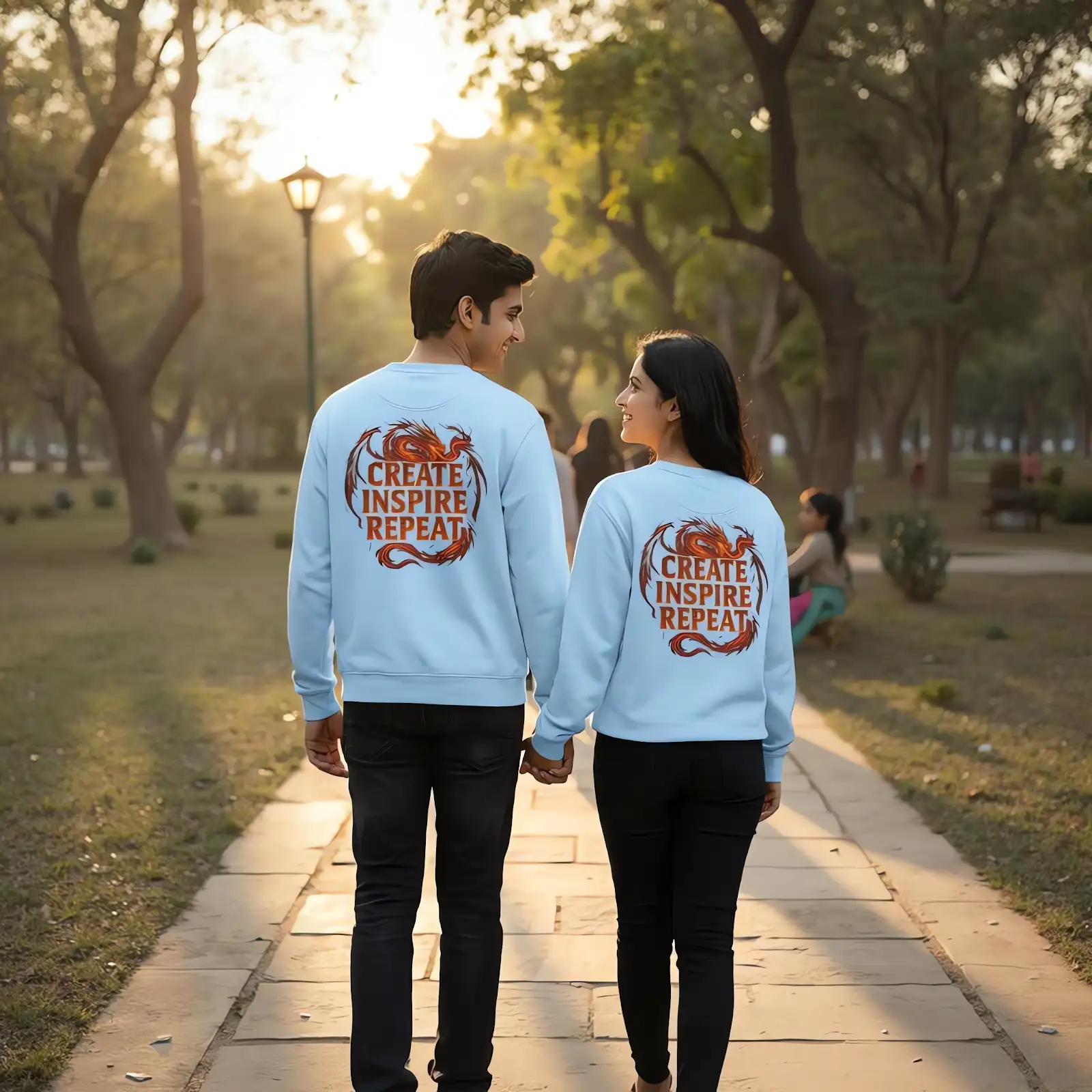 Create Inspire Repeat Dragon Sweatshirt