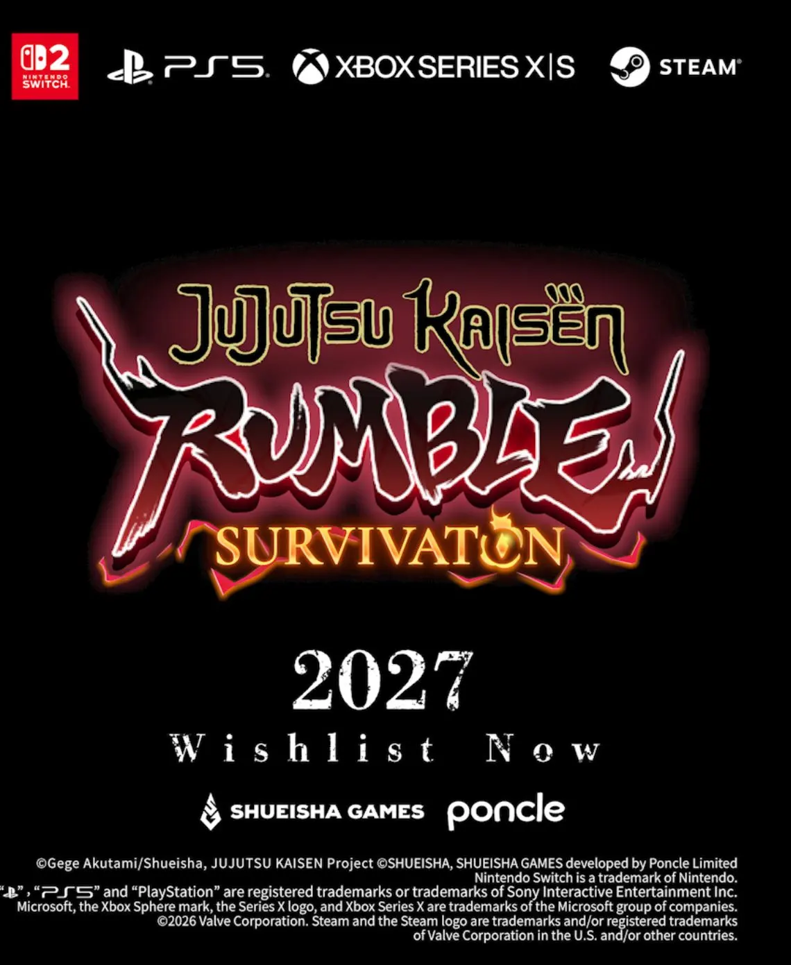 JUJUTSU KAISEN RUMBLE: SURVIVATON rinviato al 2027, nuovo trailer e playtest